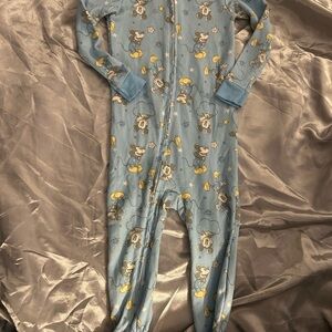 Disney Blue and Yellow Kids One Piece Footie